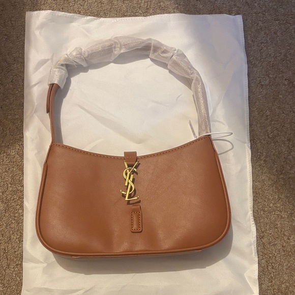 YSL Brown Leather Women's Bag - Picture 1 of 9